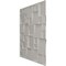 Ekena Millwork 19 5/8in. W x 19 5/8in. H Modern Square EnduraWall Decorative 3D Wall Panel Covers 2.67 Sq. Ft. WP20X20MSGCG - alternate 3